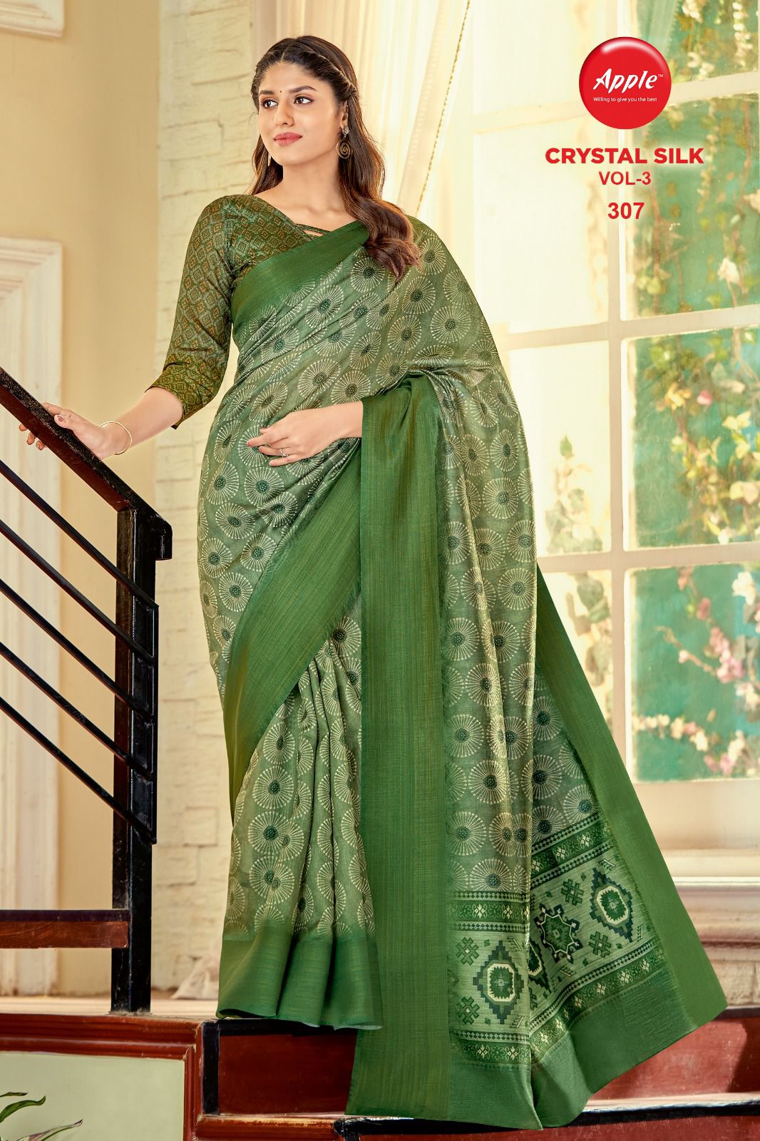 Crystal Silk Vol 3 By Apple Daily Wear Sarees Catalog